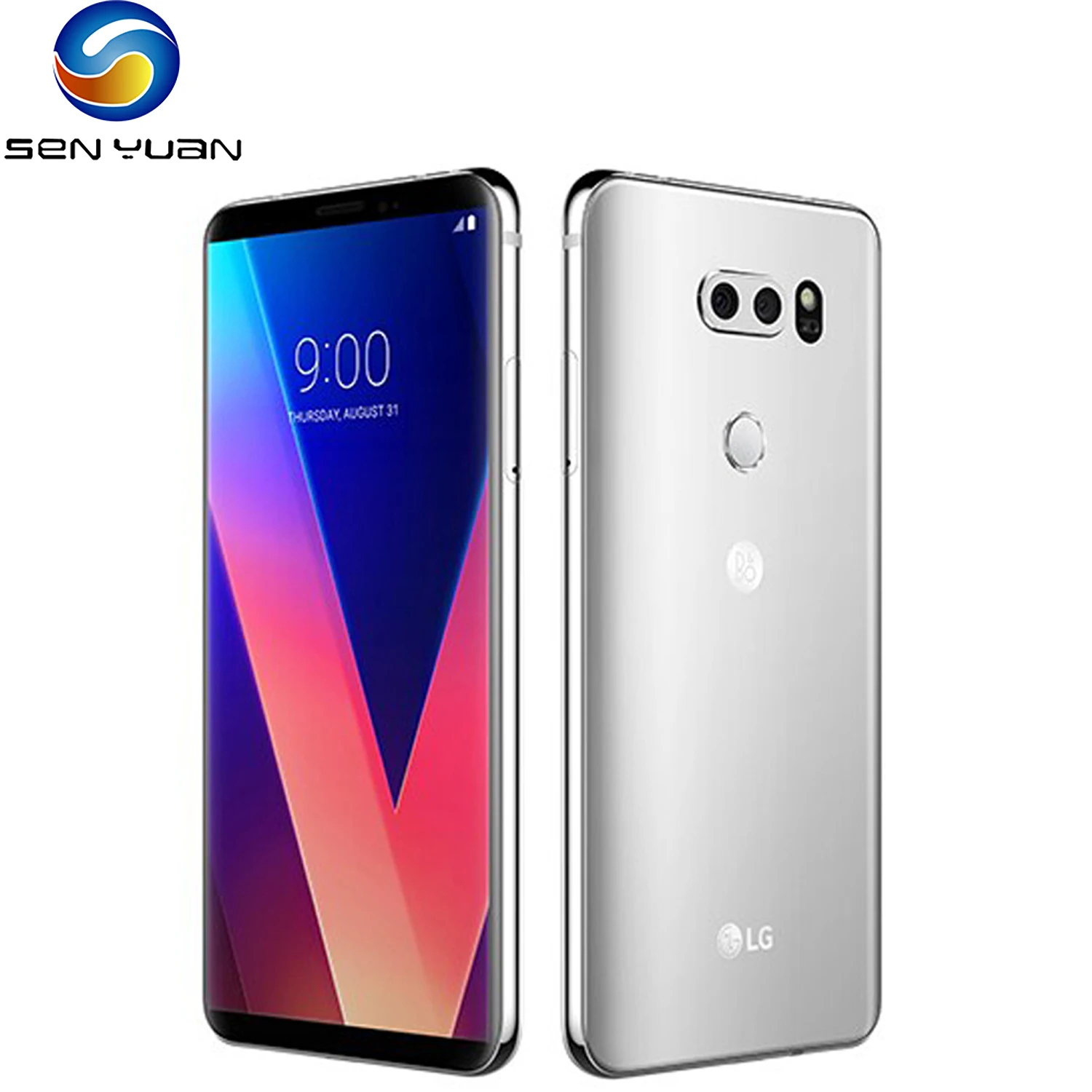 LG-smartphone V30 Octa Core, teléfono móvil Original libre, pantalla de 6,0 pulgadas, 4GB de RAM, 64/128 GB de ROM, cámara trasera de 16.0MP, 3 cámaras LTE, reconocimiento de huella dactilar