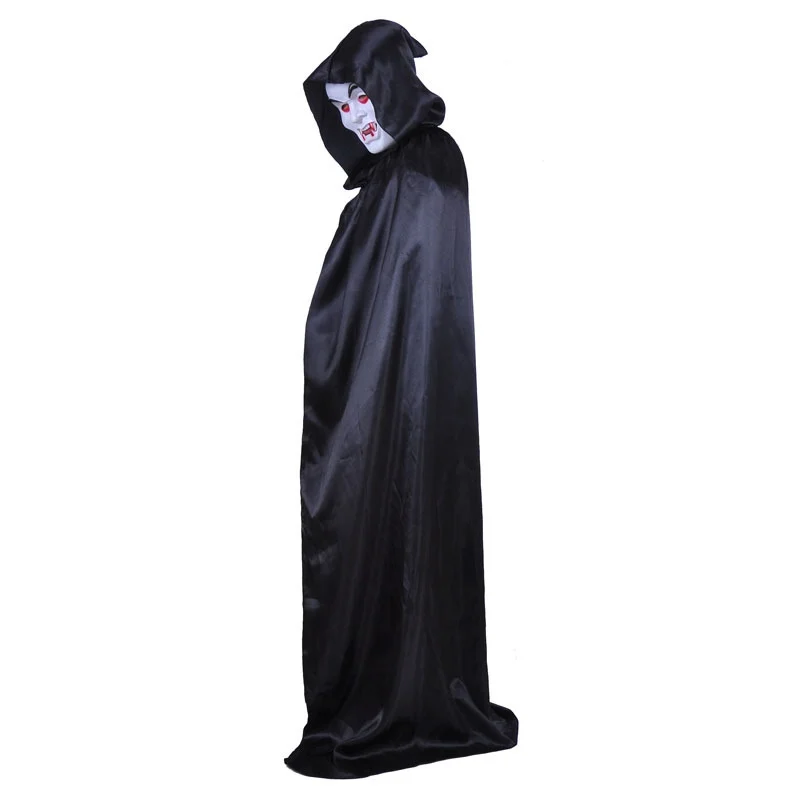 Костюм косплей для мужчин и женщин с капюшоном длинный плащ Wicca Robe Свадебная