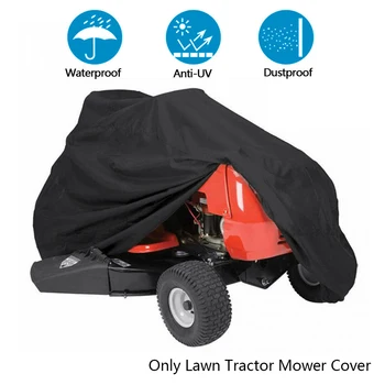 

72"Lawn Mower Cover Waterproof Oxford With Silver Coated Snowblower Cover Shade UV Protection Tractor Cover With A Storage Bag
