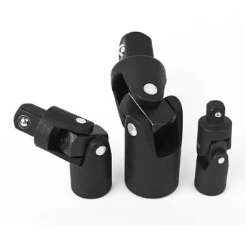 

Universal 3pcs Impact Pneumatic Universal Joint Socket Adapter Set 1/4" 3/8" 1/2" Accessories Tools