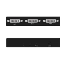 DVI Splitter Mudar Switcher 1X2 Dual Display Para exibição de Computador