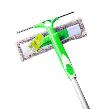 

Window Glass Cleaner Washer Upgraded Telescopic High-Rise Brush Window Cleaner with Spray Head E2S