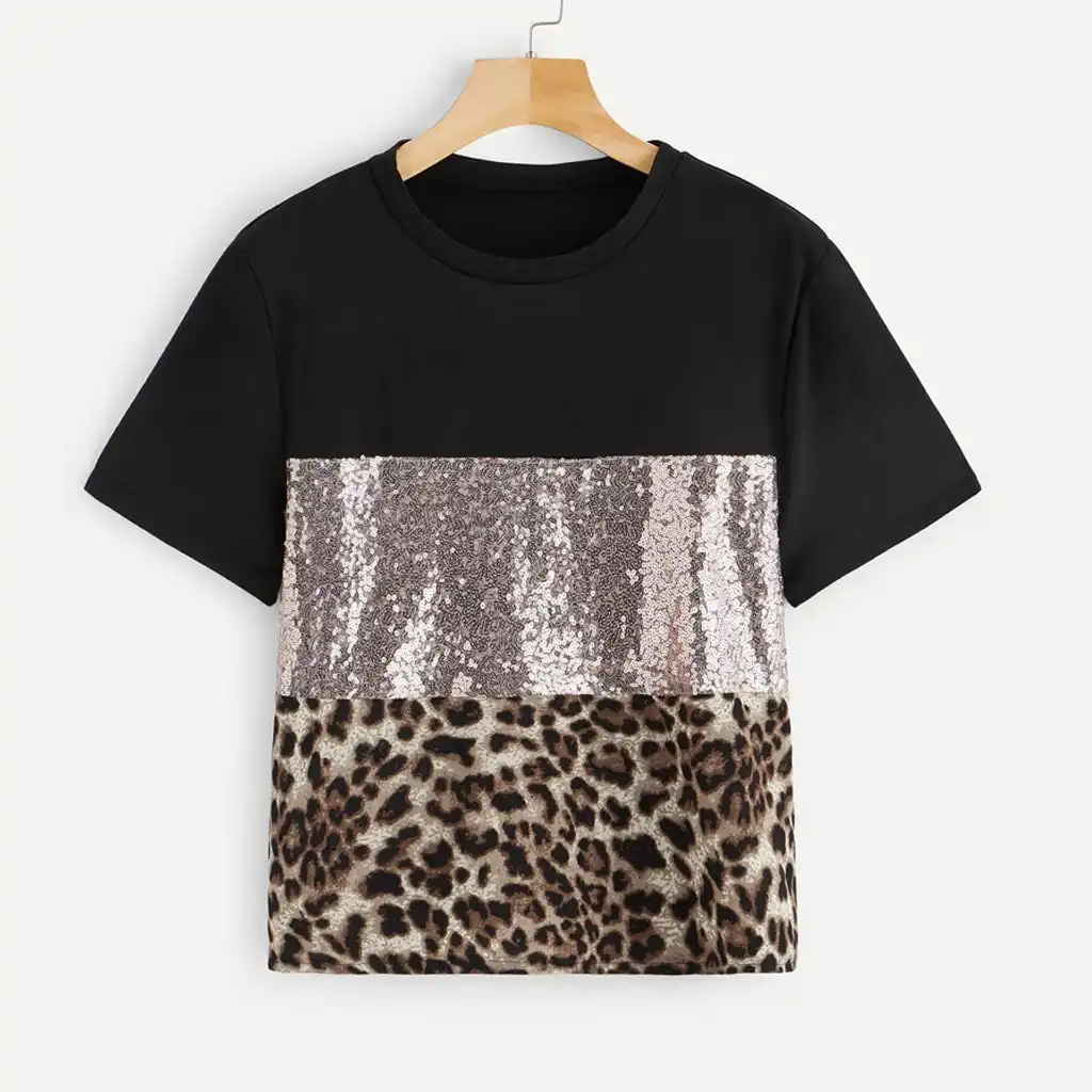 black sequin top girls