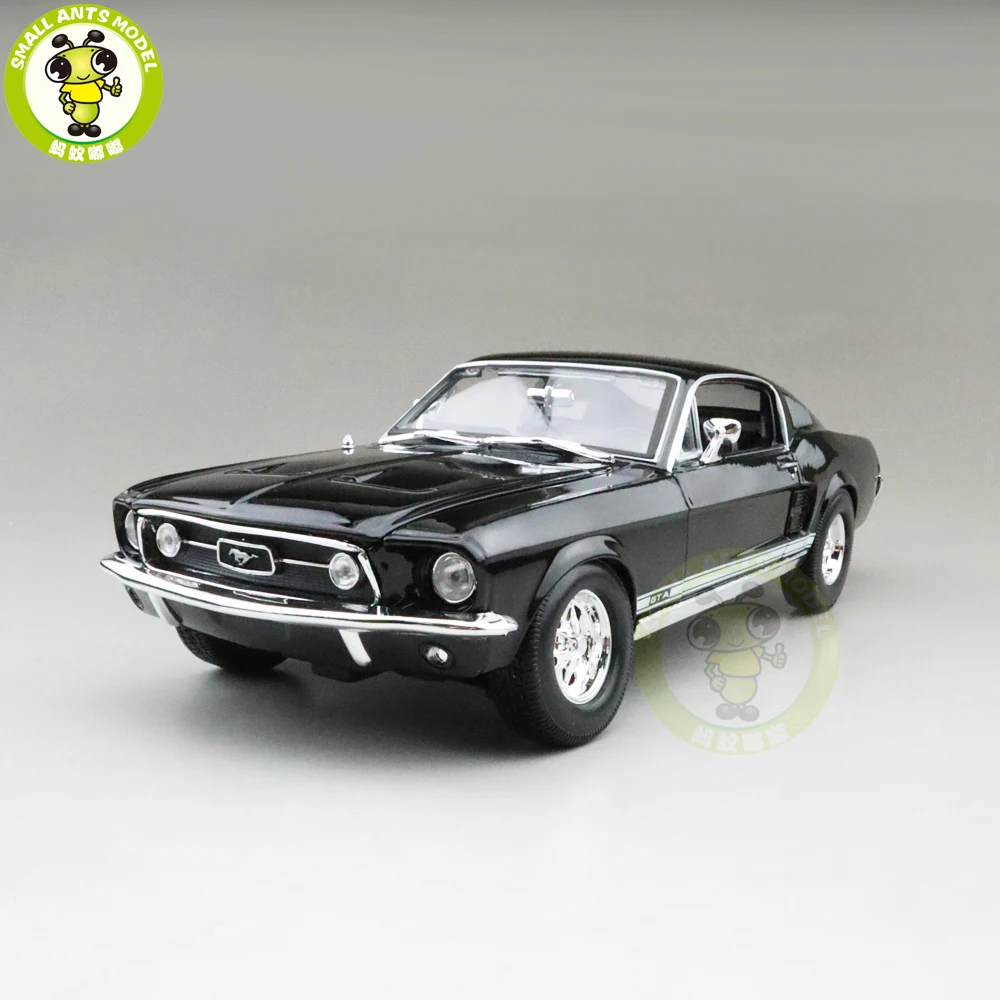 1/18 1967 Ford Mustang GTA Fastback MAISTO 31166 литая модель автомобиля игрушки для подарков