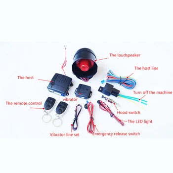 

Black Car Remote Central Door Lock Keyless System Remote Control Car Alarm Systems Central Locking With Auto Remote Central Kit