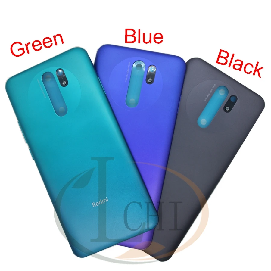 Оригинальный чехол для аккумулятора Xiaomi Redmi 9a Задняя стеклянная панель задний корпус redmi 9 крышка