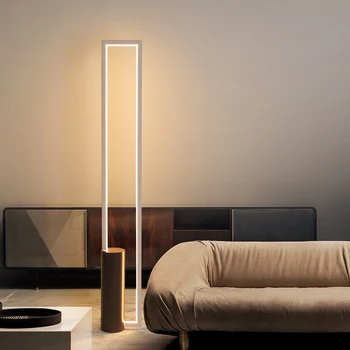 

Nordic Modern Led Floor Lamp Living Room Bedroom Sofa Standing Lamp Interior Decoration Lamps with Rc Lamp Eye Protection Lamp