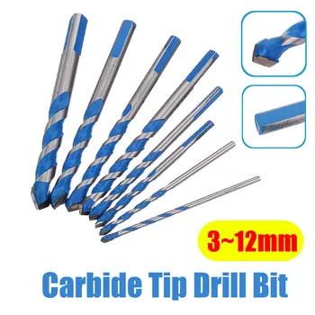 

3mm to 12mm Drill Bit HSS High Speed Steel Titanium Coated Twist Drill Bit Set Round Shank Quick Change Woodworking Tool
