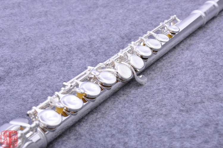 Японский бренд Naiputesi Серебряная флейта 211SL музыкальный инструмент флейта 16 над C мелодия и E-Key флейта музыка профессиональная