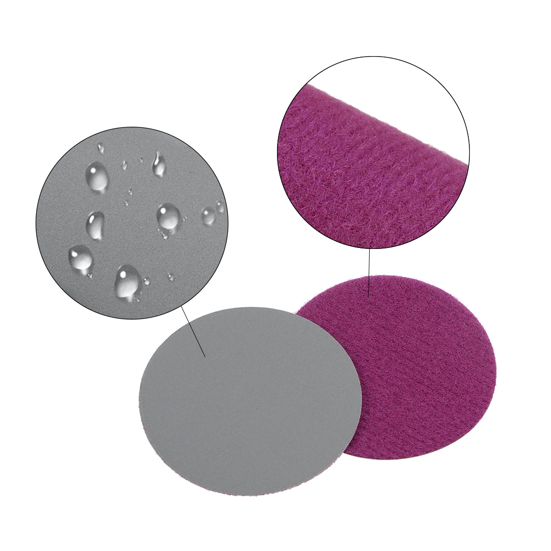 uxcell 3" Hook and Loop Sanding Disc 2000/3000/5000 Grit Silicon Carbide Wet/Dry 15Pcs
