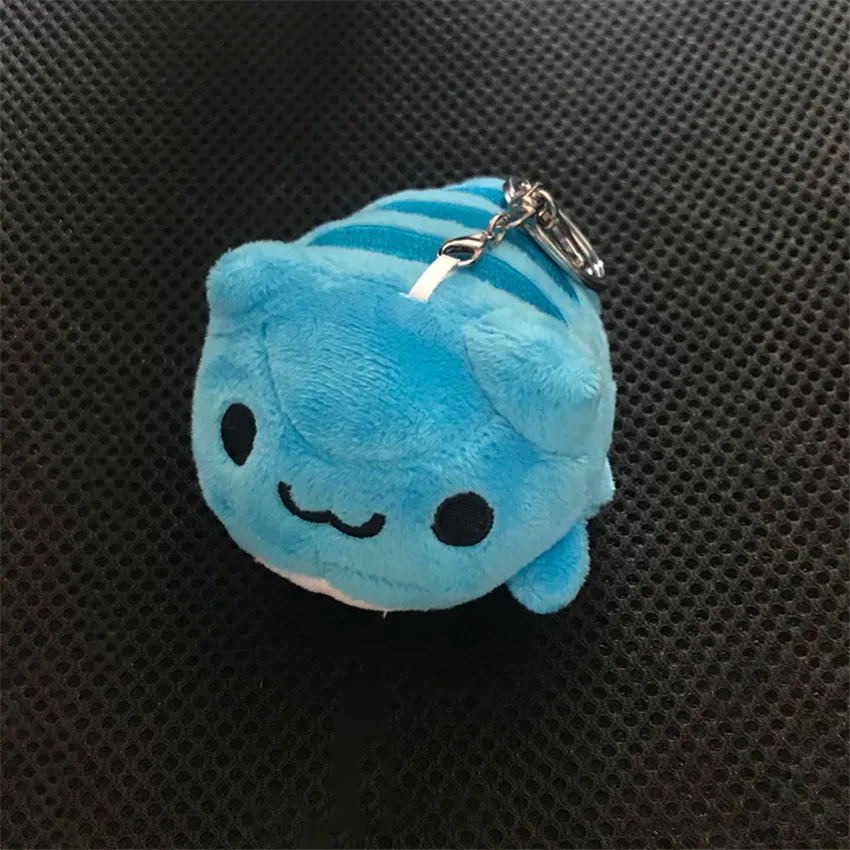 Plush Toy Bugcat Capoo Keychain Bagpack Pendant Blue Cat Toy Anime Stuffed Plush Cartoon Doll Kids Birthday Gifts plush toy plush doll anime ornament