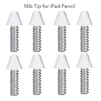 

Table Pen Tip 8 Pack Sensitive Nib Extra iPad Pencil Tips for iPad Pro, iPad Mini, iPad Air