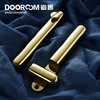 Dooroom Brass Sliding Door Lock Set Handles Gold PVD Black Interior Living Room Bathroom Balcony Kitchen ► Photo 2/6