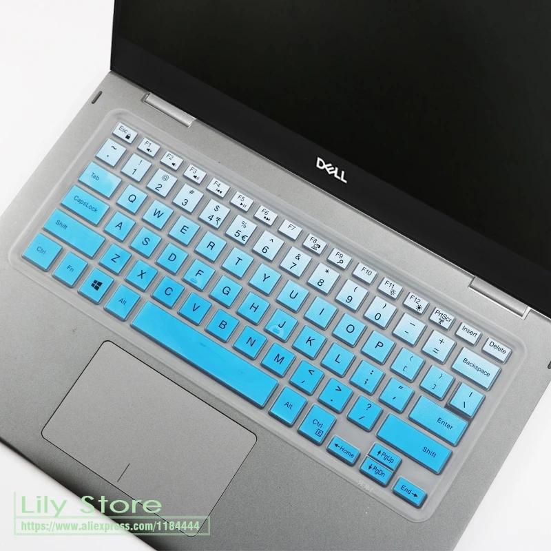 Силиконовый чехол для клавиатуры ноутбука Dell 2019 Inspiron 14 дюймов 5000 серий i14 5482 5481 (2 в