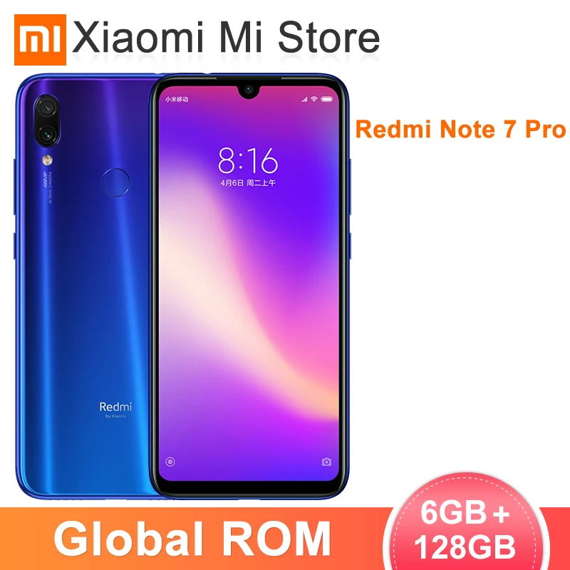 Global ROM Xiaomi Redmi Note 7 Pro 6GB RAM 128GB ROM teléfono móvil  Snapdragon 675 Octa Core 48MP + 5MP Dual cámaras 6,3 "4000 mAh|Teléfonos  móviles| - AliExpress