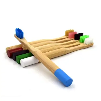 

1 Pcs Kids Natural Pure Bamboo Toothbrush Portable Soft Hair Tooth Brush Eco Friendly Brushes Oral Cleaning Care Tools