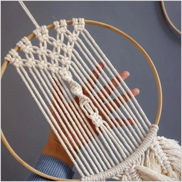 100M Macrame Rope Twisted String Cotton Cord For Handmade Natural Beige Rope DIY Craft Knitting Christmas Wedding Deco Gift