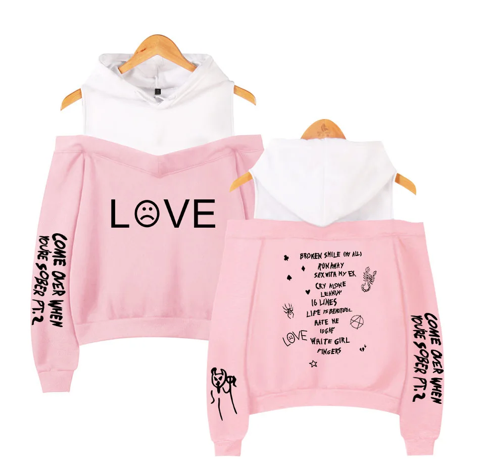 Весна и осень стиль Горячая Распродажа Lil Peep House Tyrell · Pip Singer сопутствующие товары трендовая Повседневная Толстовка с открытыми плечами