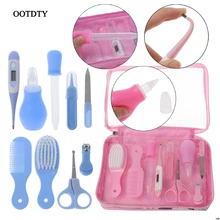 9 шт./компл. для новорожденных, для малышей и детей постарше для ухода за волосами, уход за волосами, уход за волосами, термометр Набор щеток для ухода