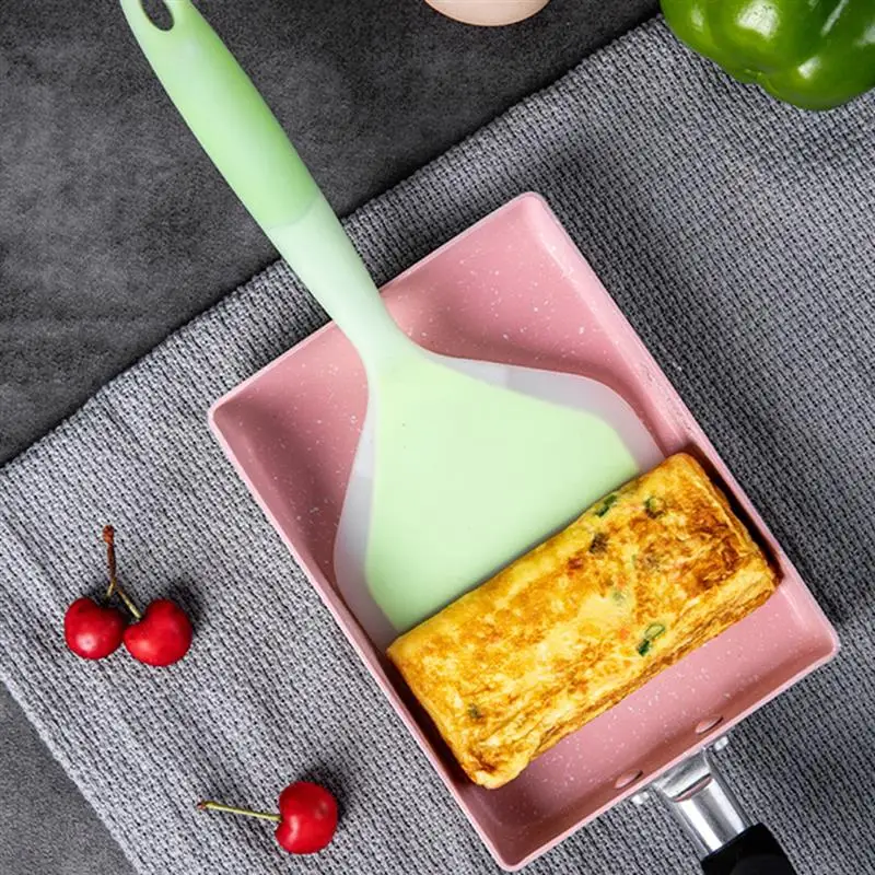 1pcs Handle Silicone Pancakes Shovel Spatula Silicone Pancakes Shovel Nonstick Wide Turner Easy To Clean Household Kitchen Tools