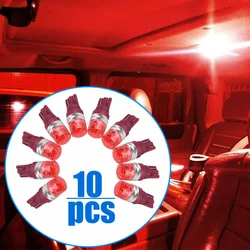 10 pçs vermelho carro tuning t10 192 194 921 led reserva de backup marcador lateral estacionamento luz lâmpada interior universal peças acessórios do carro
