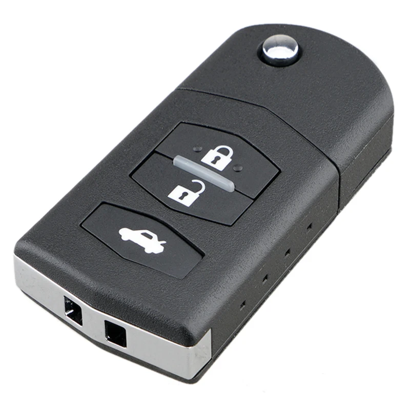 Интеллектуальный Автомобильный ключ дистанционного управления 3 кнопки на рост от 80 до бит 63 чип-ключ для автомобиля брелок подходит для MAZDA 2 3 5 6 RX8 MX5 433 МГц