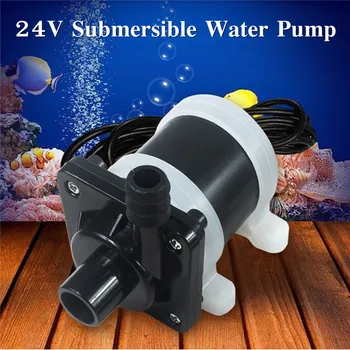 

DC 24V Solar Powered Brushless Magnetic Submersible Water Pump 900L/H Fish Pond 1200MA Smooth Operation Black 22W ABS Stainless