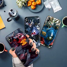 Для iPhone 6 6s 7 8 Plus X XR XS Max 5 5S SE чехол для телефона Gundam Wing Мягкий ТПУ