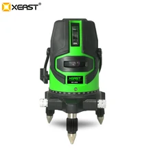 XEAST, XE-20A, 5 линий, 6 точек, лазерный уровень, 360, вертикальный и горизонтальный, поворотный, перекрестный, лазерный нивелир, можно использовать на открытом воздухе