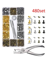  200pcs12mm Metal bronze star rivets,for leather, clothing rivets and nail leather craft clothing dog collar DIY accessorie 