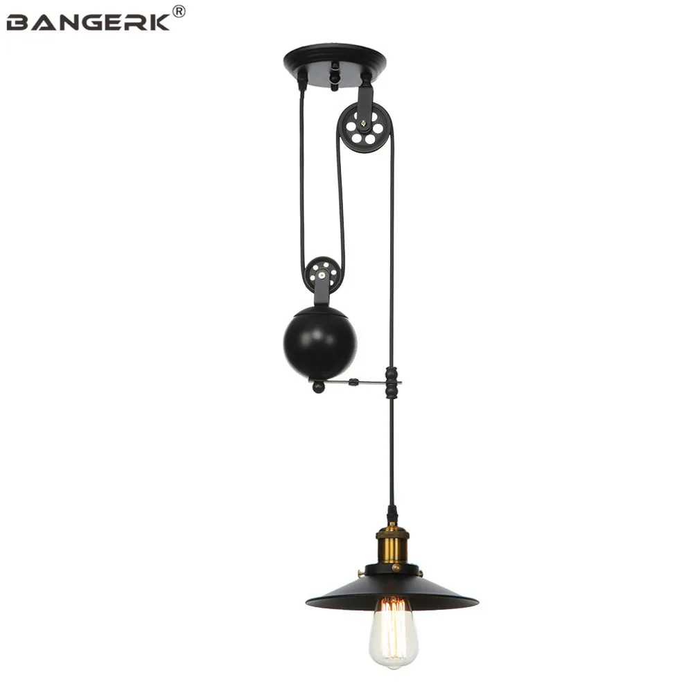 RH промышленные подвесные светильники для подвешивания ветра железные винтажные