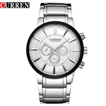 

CURREN Retro Design Fashion Full Steel Quartz Male Clock NEW Mens Sports Wrist Watches Dropship Relogio Masculino Reloj Hombre