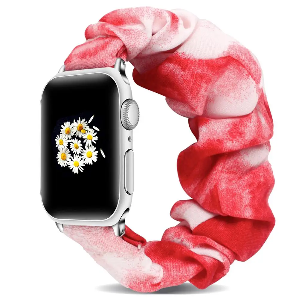 Женский шифоновый ремешок для наручных часов Apple watch series 5/4/3/2/1 38/40/42/44 мм|Ремешки