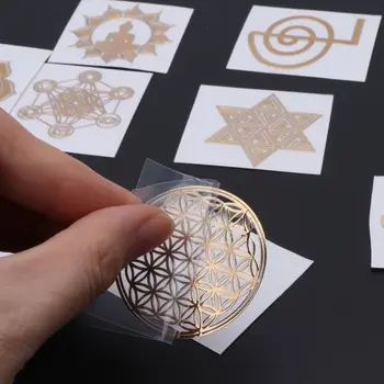 

Energy Tower Pattern Paste Copper Stickers For DIY Making Mould Craft Jewelry Tool 1XCA