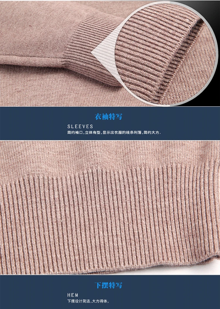 Осень Зима Trui Повседневный Coltrui Effen цвет Trui двойной воротник Slim Fit используется свитера Одежда