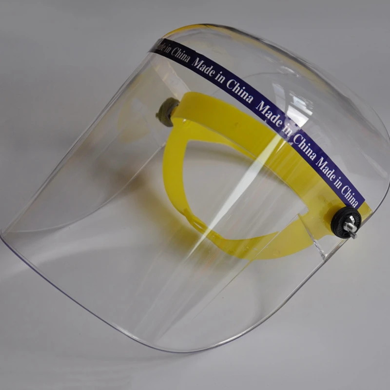 

Plexiglass Protective Mask Transparent Laboratory Welding Working Eyes Protection 21*32CM Monolithic Splash-proof Safety Mask