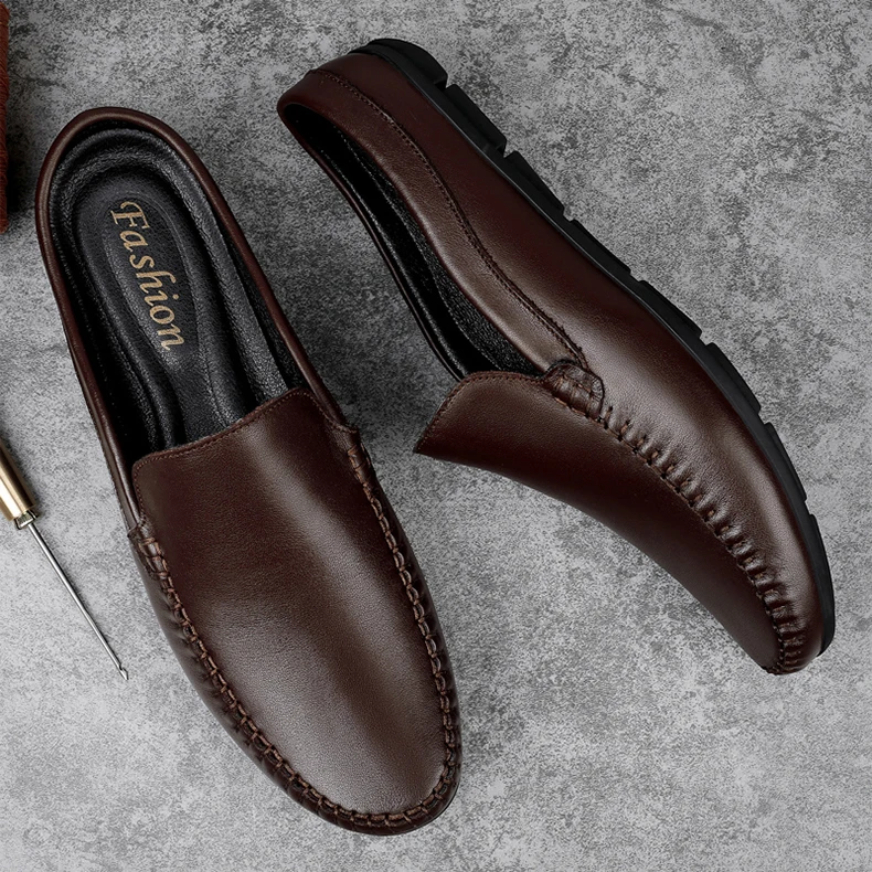 Jumpmore Mode Männer Müßiggänger Sommer Hausschuhe Wohnungen Faul Paare Schuhe Größe 37-46 – Detail 18