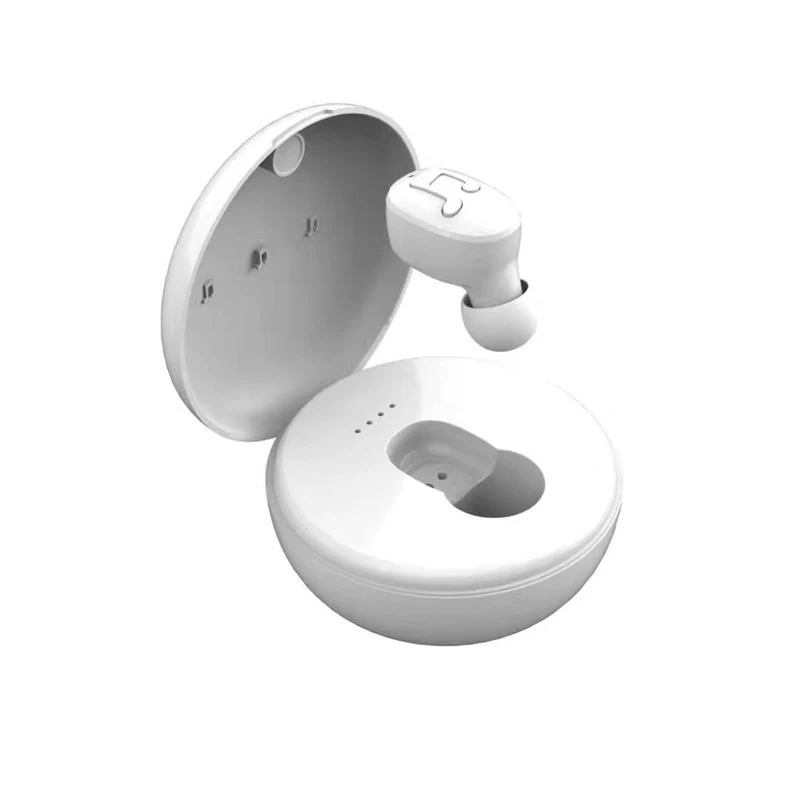 Bluetooth наушники TWS22 одиночные и бинауральные спортивные наушники 3D стерео гарнитура наушники-вкладыши с микрофоном для мобильного телефона - Цвет: white1