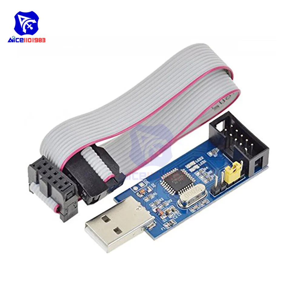 Diymore Usbasp Usbisp Avr Programmer Atmega8 Atmega128 Usb Isp Usb Asp ...