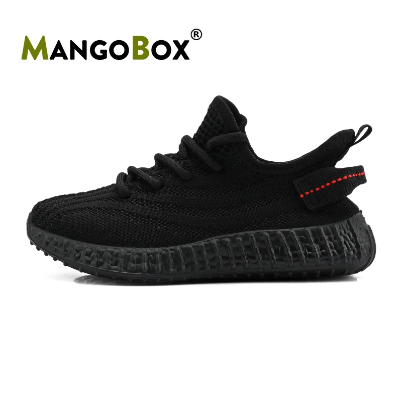 Детские кроссовки для школы Mangobox 2020 черные дышащие детские туфли светильник кие