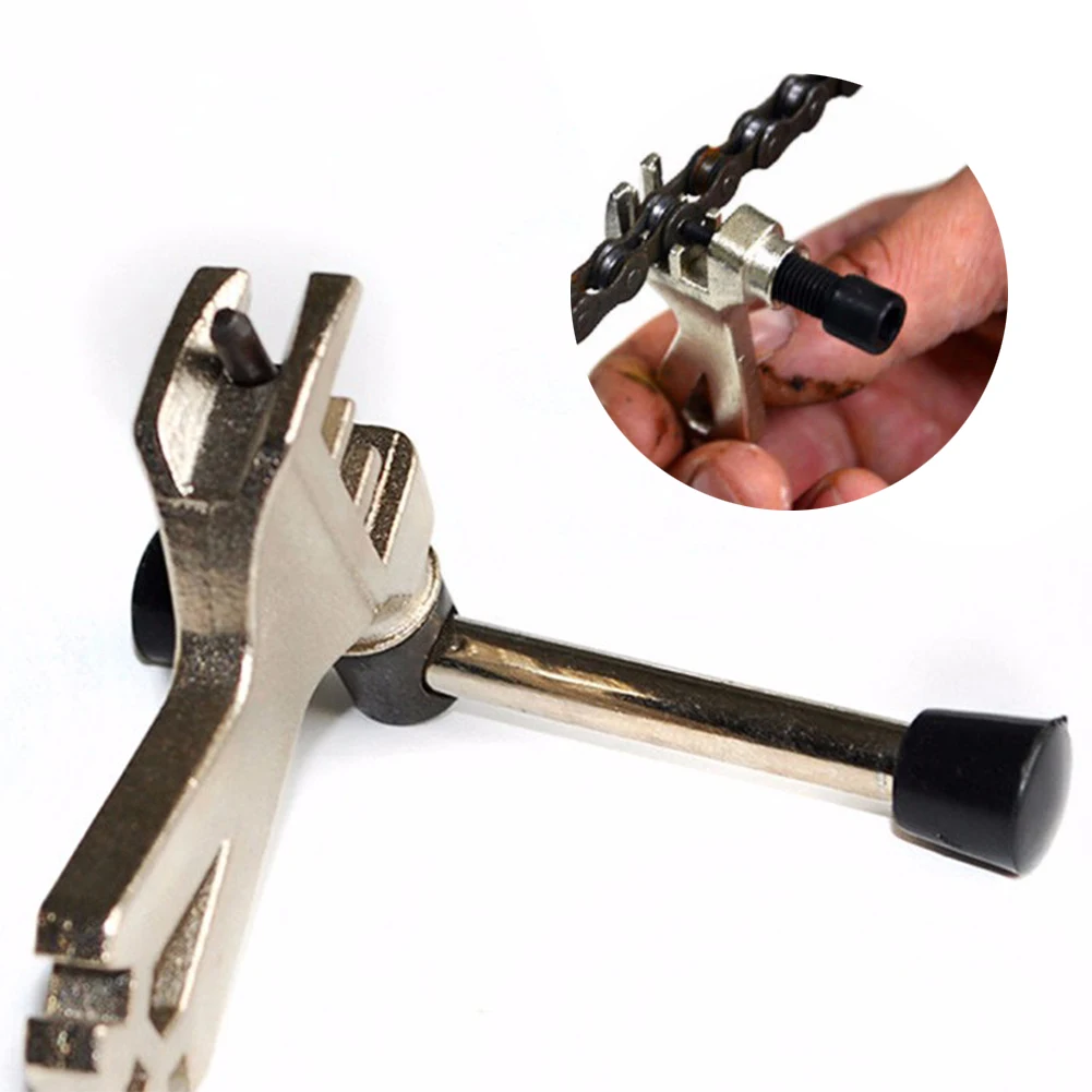 

Kit Dropship Mini Chain Cutter Comfortable Handling Steel Bike Bicycle Chain Pin Remover Link Breaker Splitter Extractor Tool