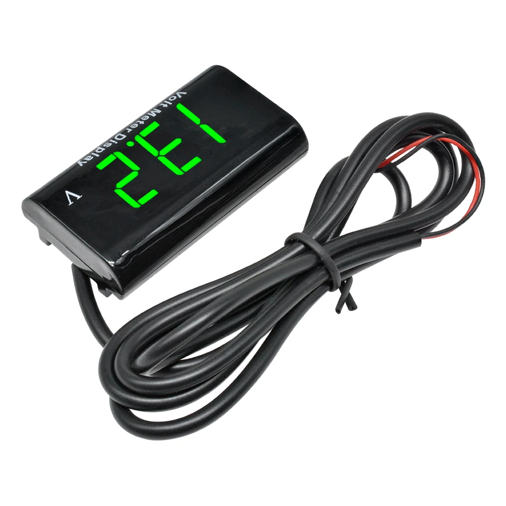 Voltmetro Digitale Per Moto DC 10-150V Display A LED Tester - Foto 11