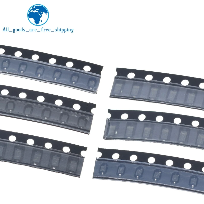 100 шт. SMD diode 0805 SOD-123 1N5819 1N4007 1N4148 SOD123 SOD-323 1206 1N4148WS 1N5819WS B5819WS SOD323 | Электронные