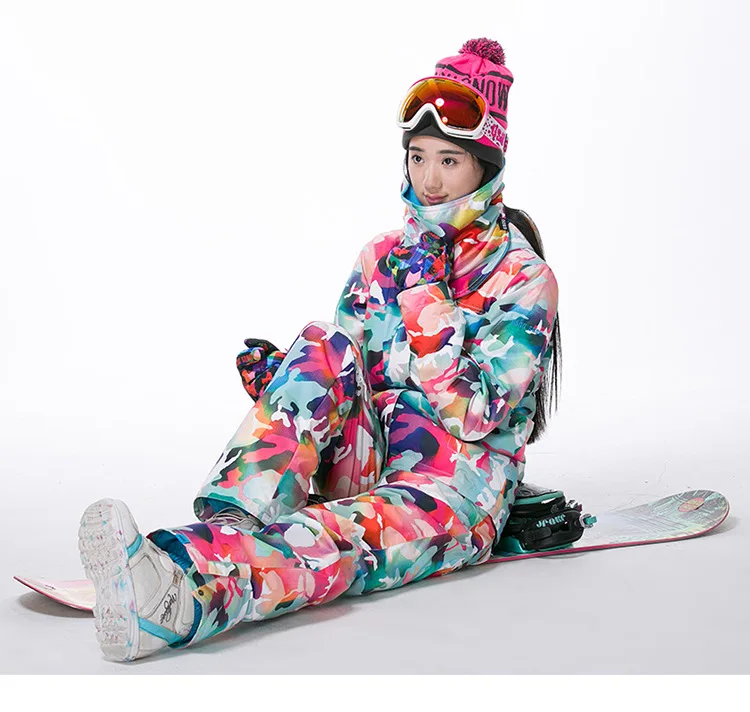 Winter Ski Jacket Women Waterproof Windproof Snowboard Coat Snow Female Warm Outdoor Mountain Skiing Suit For Girls