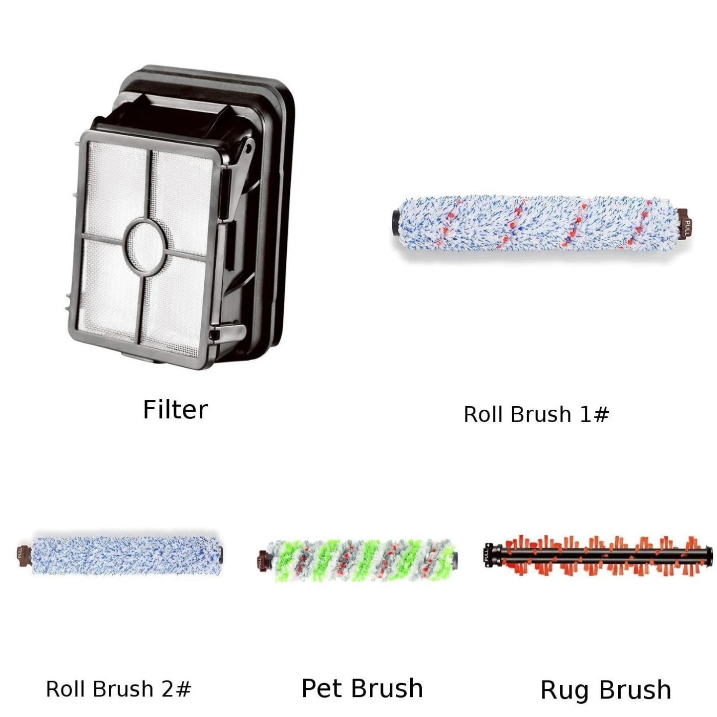 Сменные фильтры рулон щетки для пылесоса Bissell Crosswave 1785/1785A