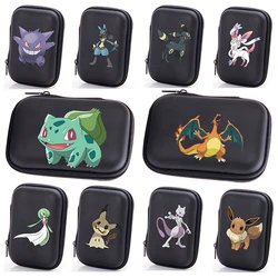 Boîte de rangement Pokemon, boîte de rangement de cartes de jeu animé Pokemon boîte d'album porte cartes de capacité de 50 Album boîte rigide pour écouteurs Gx Mega 