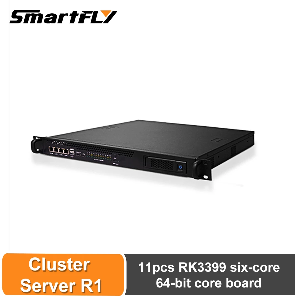 Smartfly 클러스터 서버 R1 1U 랙 서버, ARM 아키텍처, 높은 컴퓨팅 파워, Docker 지원, 에지 컴퓨팅 적합