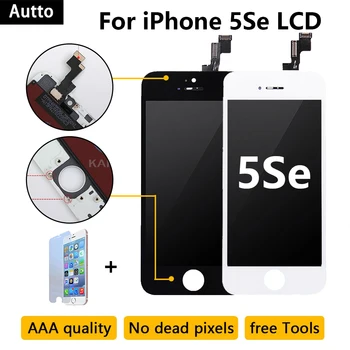 

10PCS/Lot For iPhone 5se LCD Screen Replacement 100% Brand New Display No Dead Pixel Free Shipping Black white
