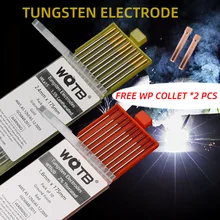 

NEW2022 NEW2022 Tungsten electrodes electrodes tungsten WL15 WL20 WT20 WC20 10pcs tig electrodes welding rods1.0 1.6 2.0 2.4