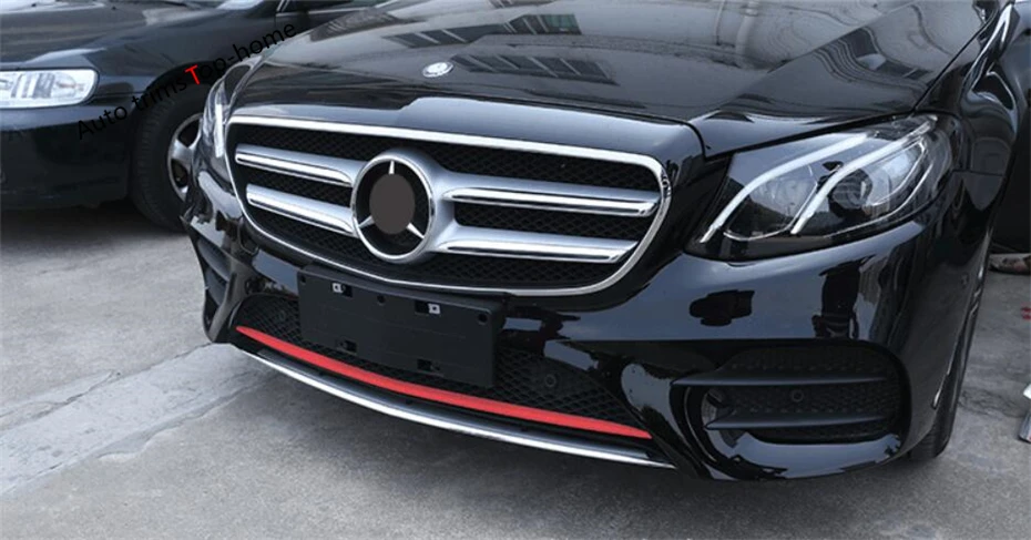 Yimaautoпланки передней нижней решетки крышка крышки отделка Аксессуары для Mercedes Benz E CLASS W213(Спортивная модель